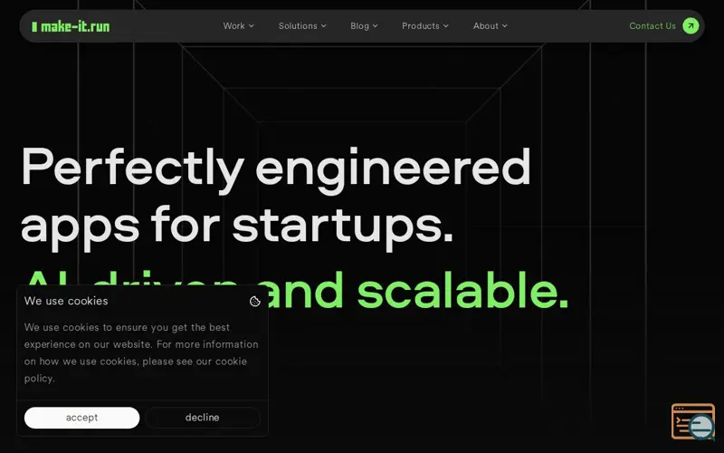 Screenshot of make-it.run