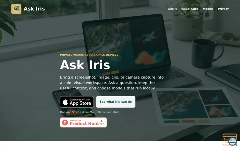 Screenshot of Ask Iris