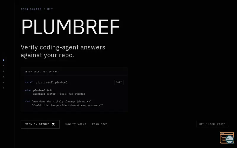 Screenshot of Plumbref