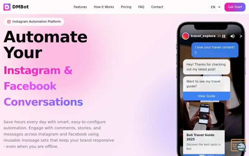 Screenshot of DMBot