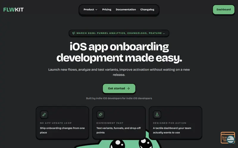 Screenshot of FlwKit, a launch using Inbox.eu