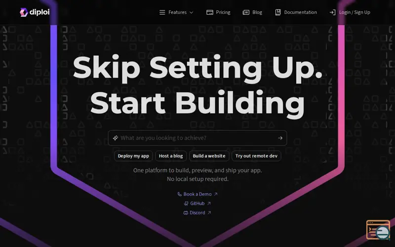 Screenshot of Diploi