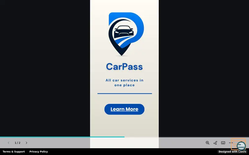 Screenshot of CarPass
