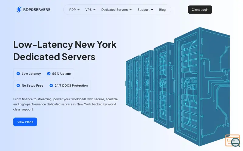 Screenshot of Premium RDP Hosting | NVMe Servers