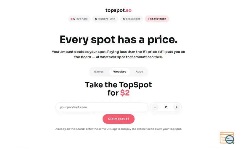 Screenshot of topspot.so
