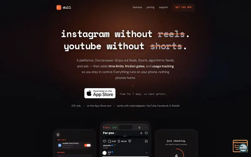 Screenshot of Dull