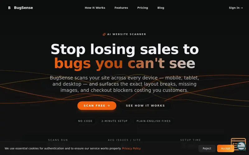Screenshot of BugSense 2.0