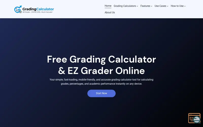Screenshot of Grading Calculator - Free EZ Grader
