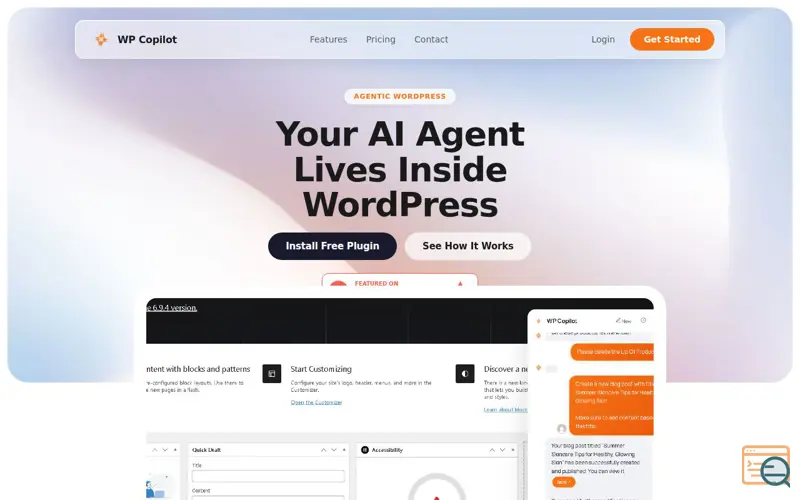 Screenshot of WP Copilot