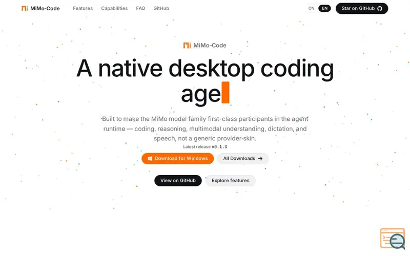 Screenshot of MiMo-Code