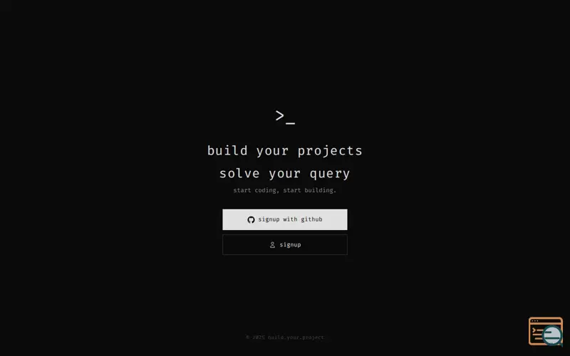 Screenshot of build.your.project