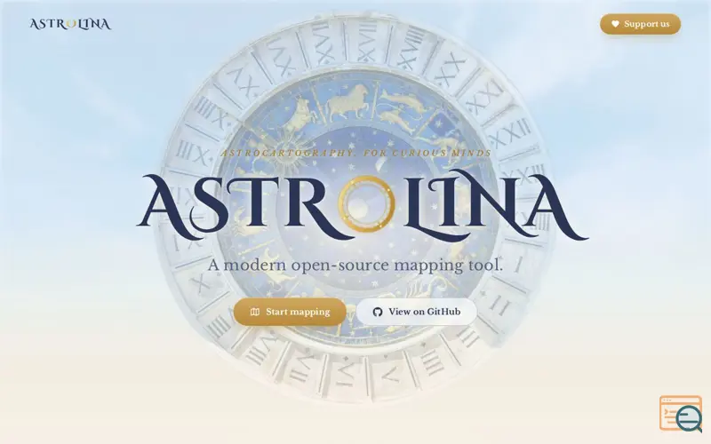 Screenshot of AstroLina