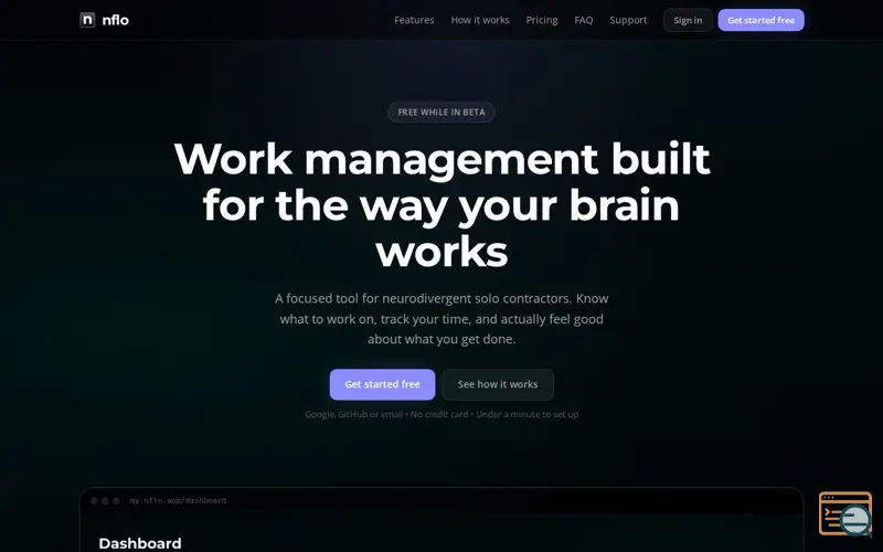 Screenshot of nflo