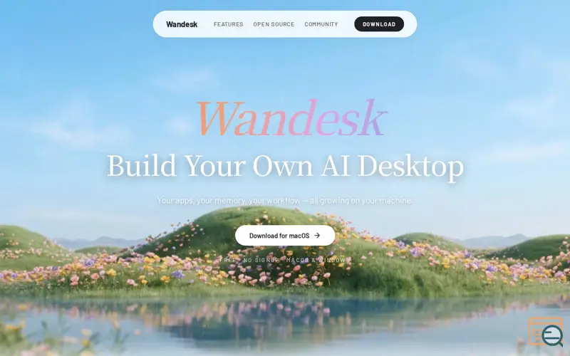 Screenshot of Wandesk