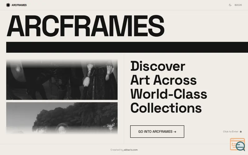 Screenshot of ARCFRAMES