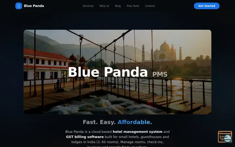 Screenshot of Blue Panda PMS