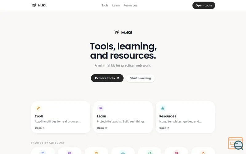 Screenshot of MolKit