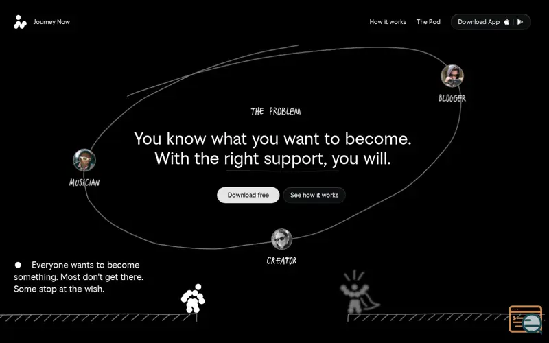 Screenshot of Journey Now