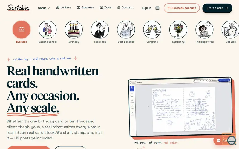 Screenshot of Scribble