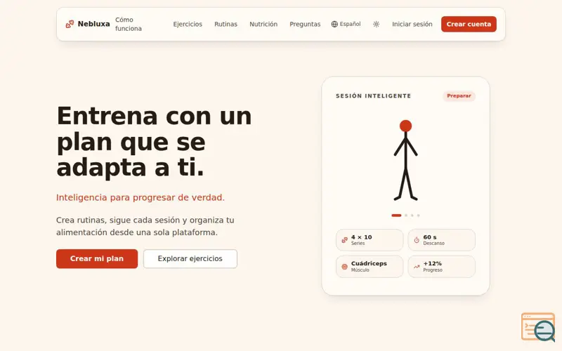 Screenshot of Nebluxa