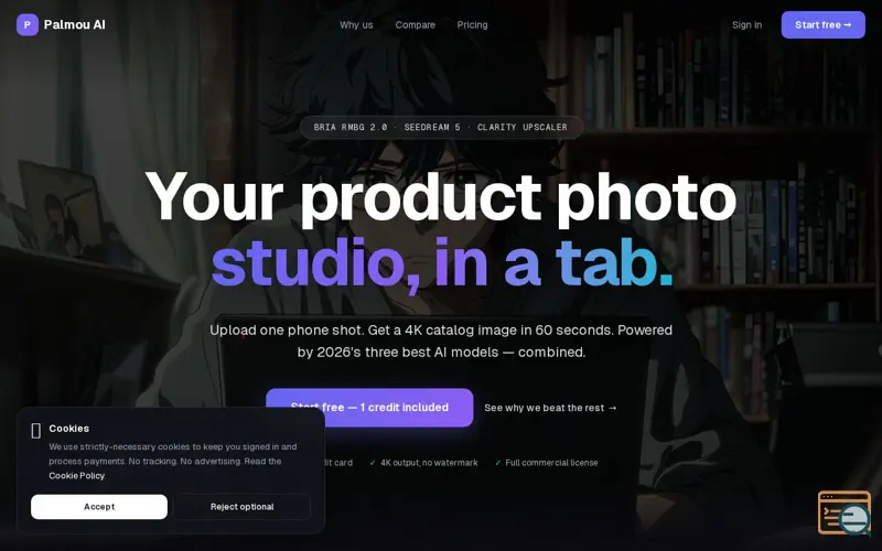 Screenshot of Palmou AI
