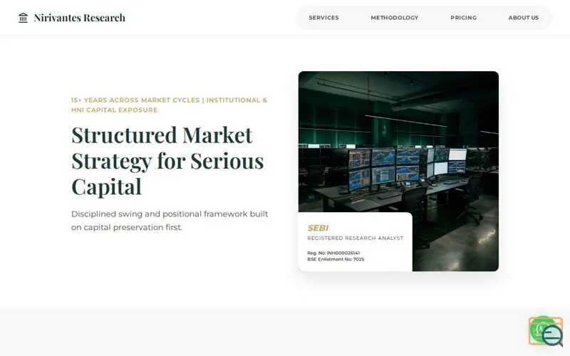 Screenshot of Nirivantes Research