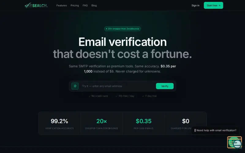 Screenshot of Sealch Pro