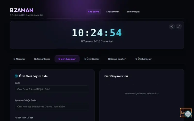 Screenshot of Zaman