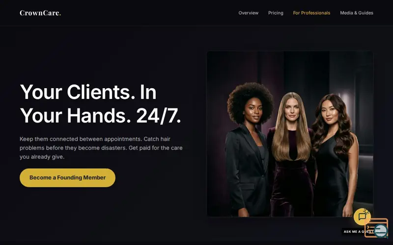 Screenshot of CrownCare