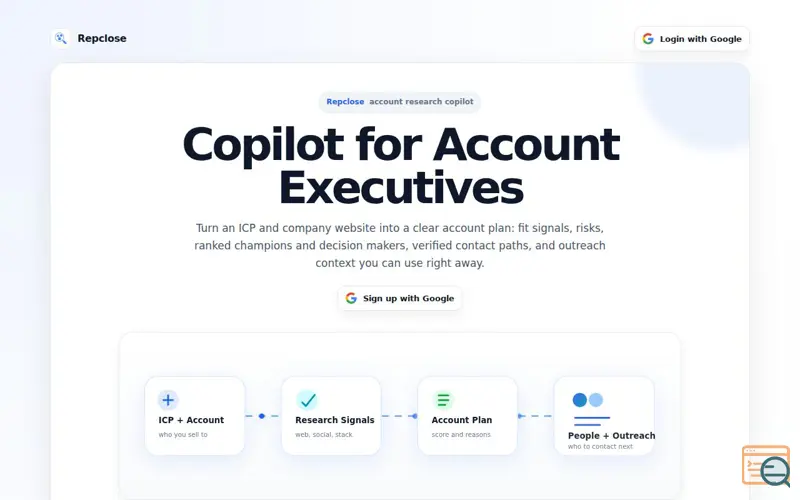 Screenshot of Repclose