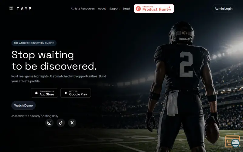 Screenshot of TAYP