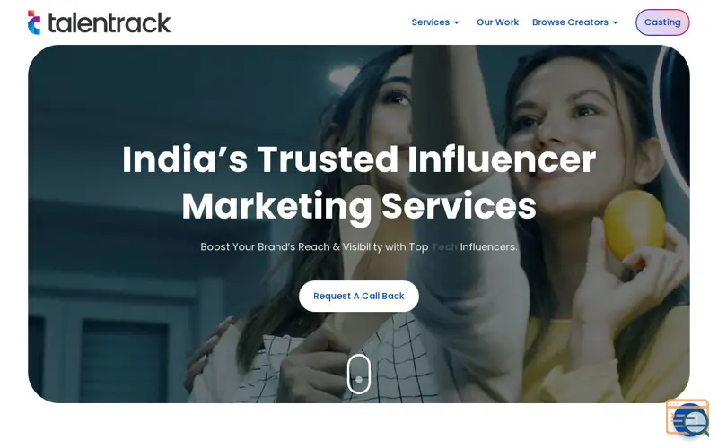 Screenshot of Best Influencer Marketing Services