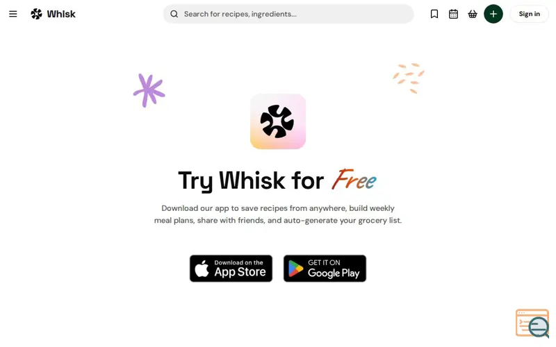 Screenshot of Whisk: Recipe Saver & Meal planner