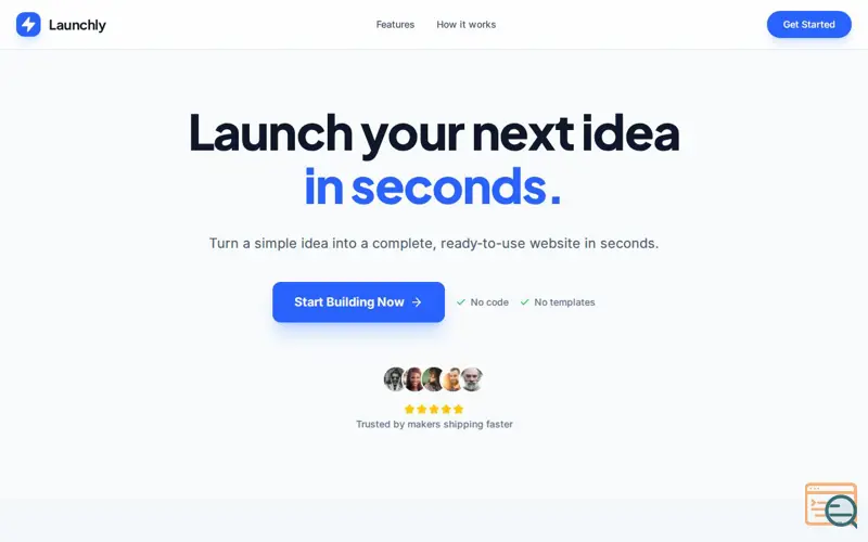 Screenshot of Launchly