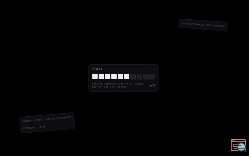 Screenshot of PostMine