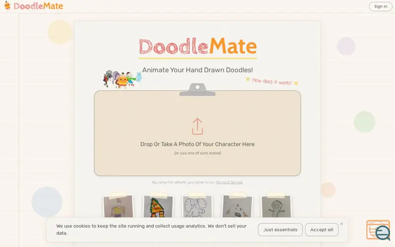 Screenshot of Doodlemate