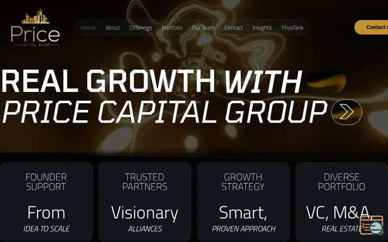 Screenshot of Price Capital Group