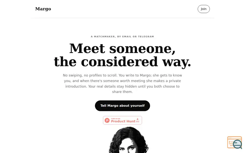Screenshot of Margo : Dating through emails