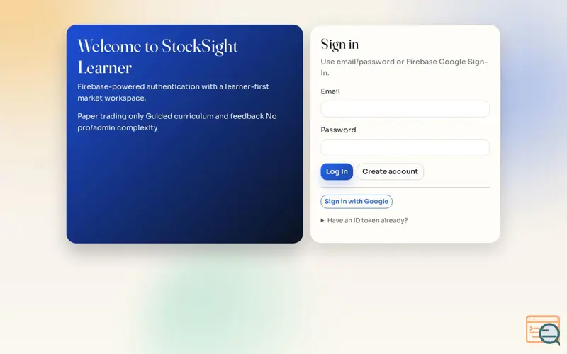 Screenshot of Stocksight-Flow