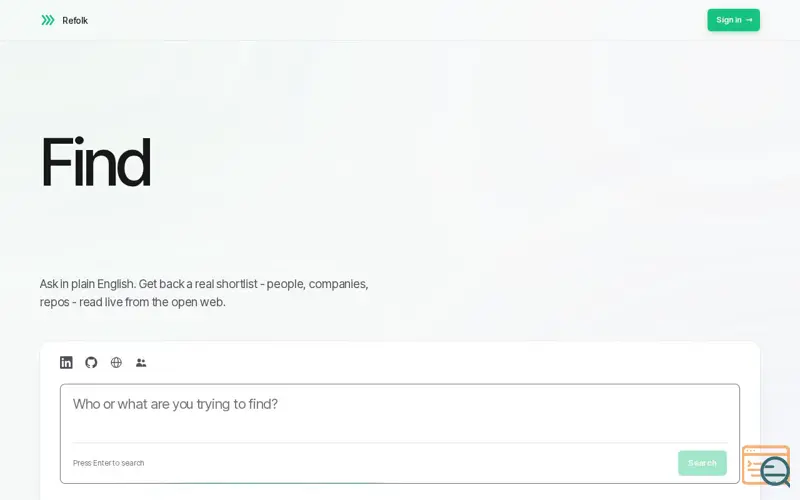 Screenshot of Refolk