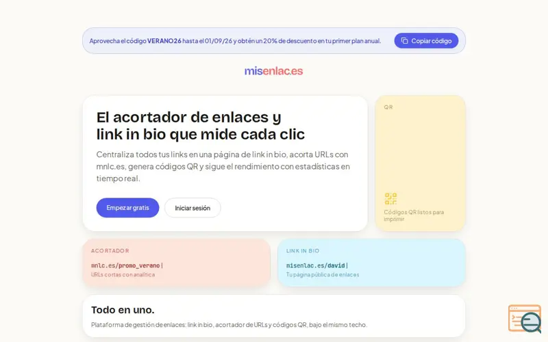Screenshot of misenlac.es