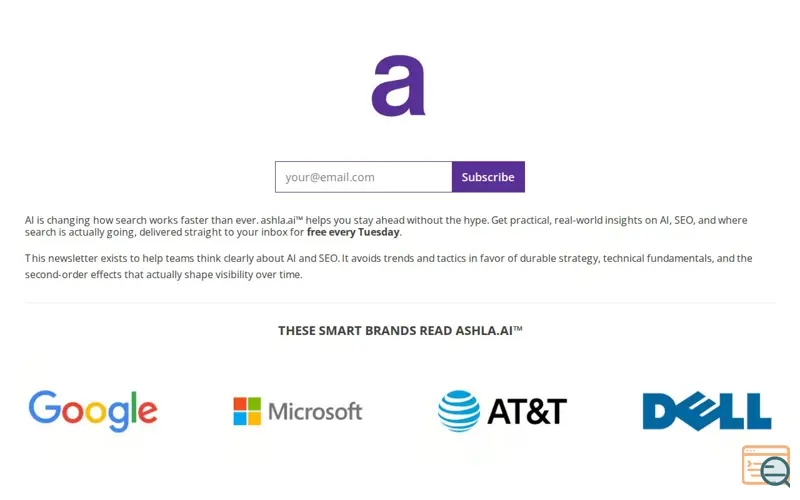 Screenshot of ashla.ai