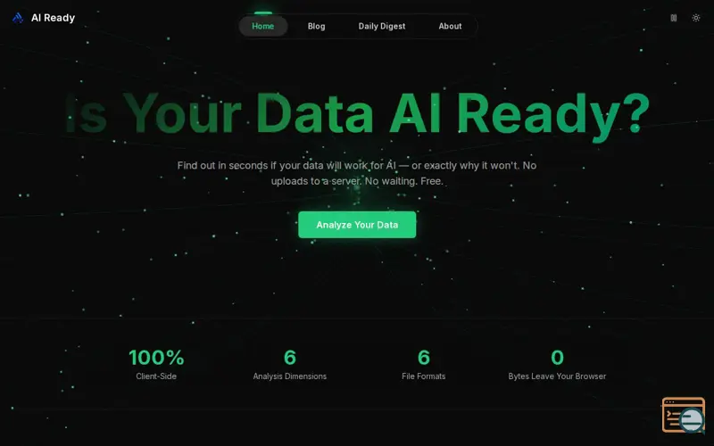 Screenshot of AI Ready