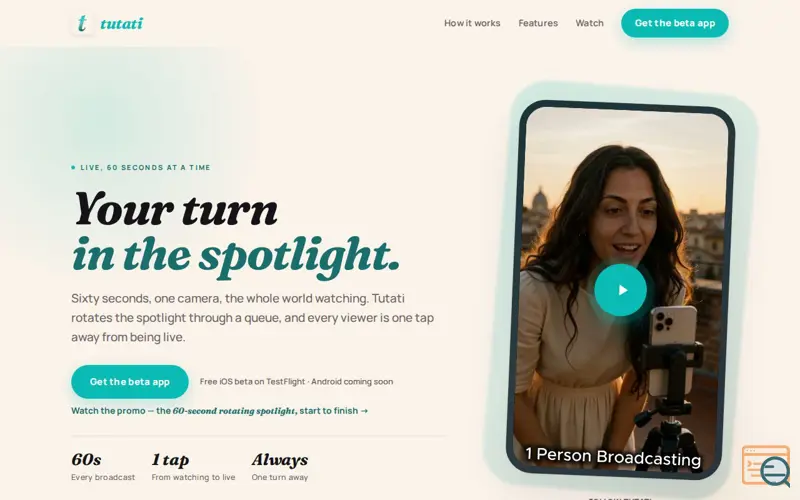 Screenshot of Tutati - Call for beta testing