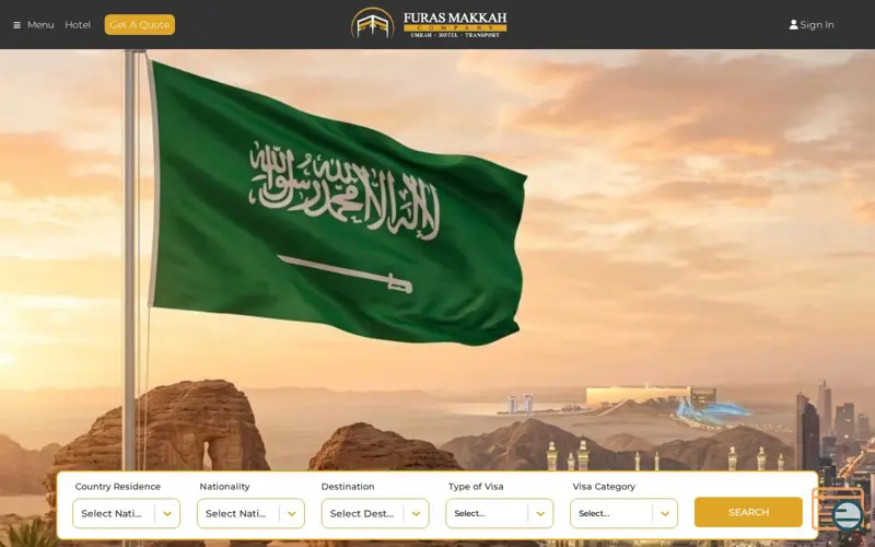 Screenshot of Furas Umrah