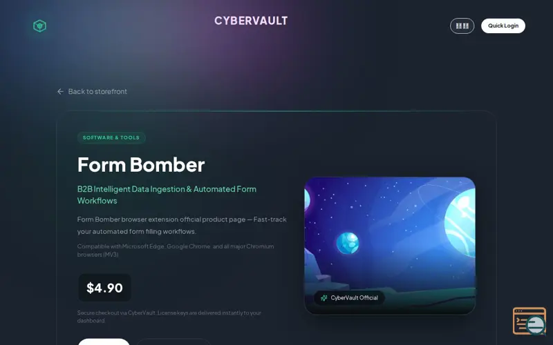 Screenshot of Form Bomber