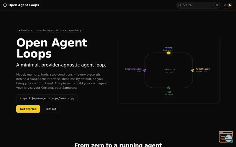 Screenshot of Openagentloops