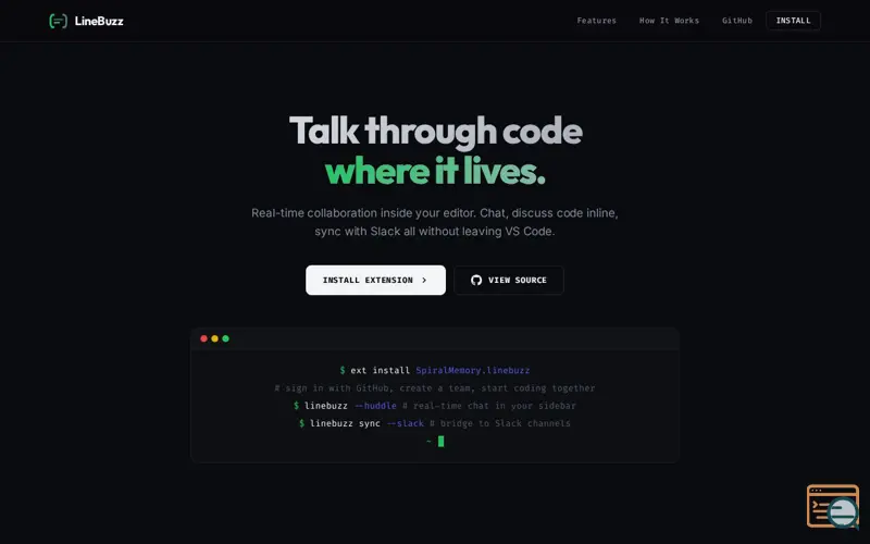 Screenshot of Linebuzz