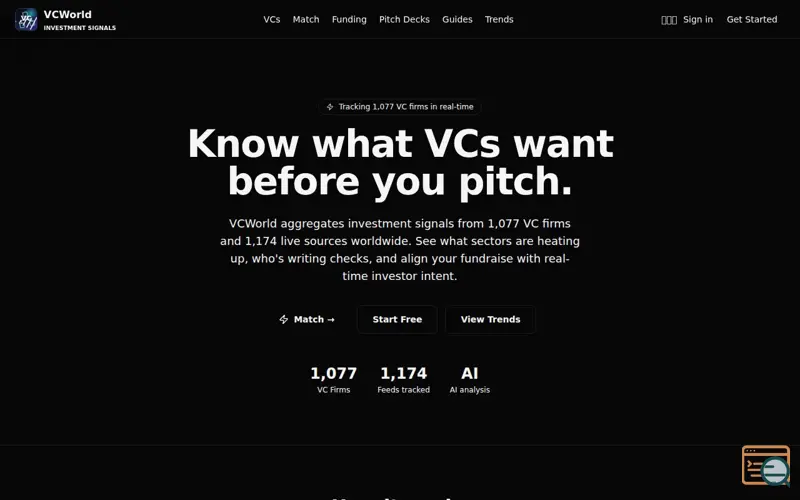 Screenshot of VCWorld