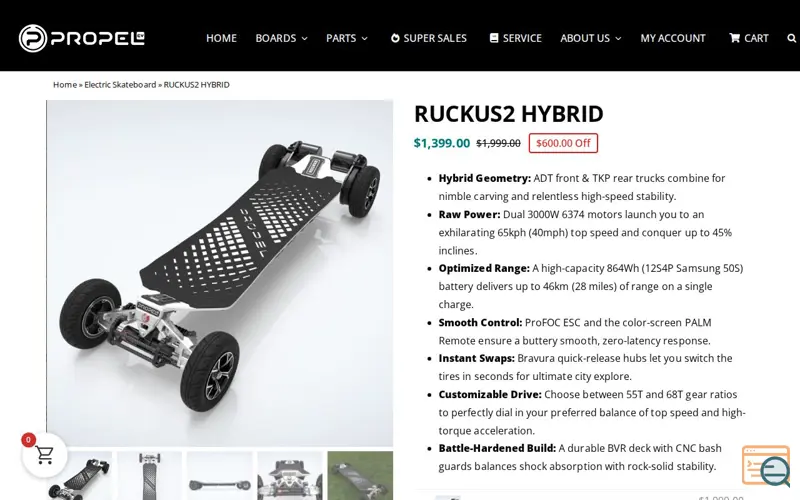Screenshot of RUCKUS2 Hybrid